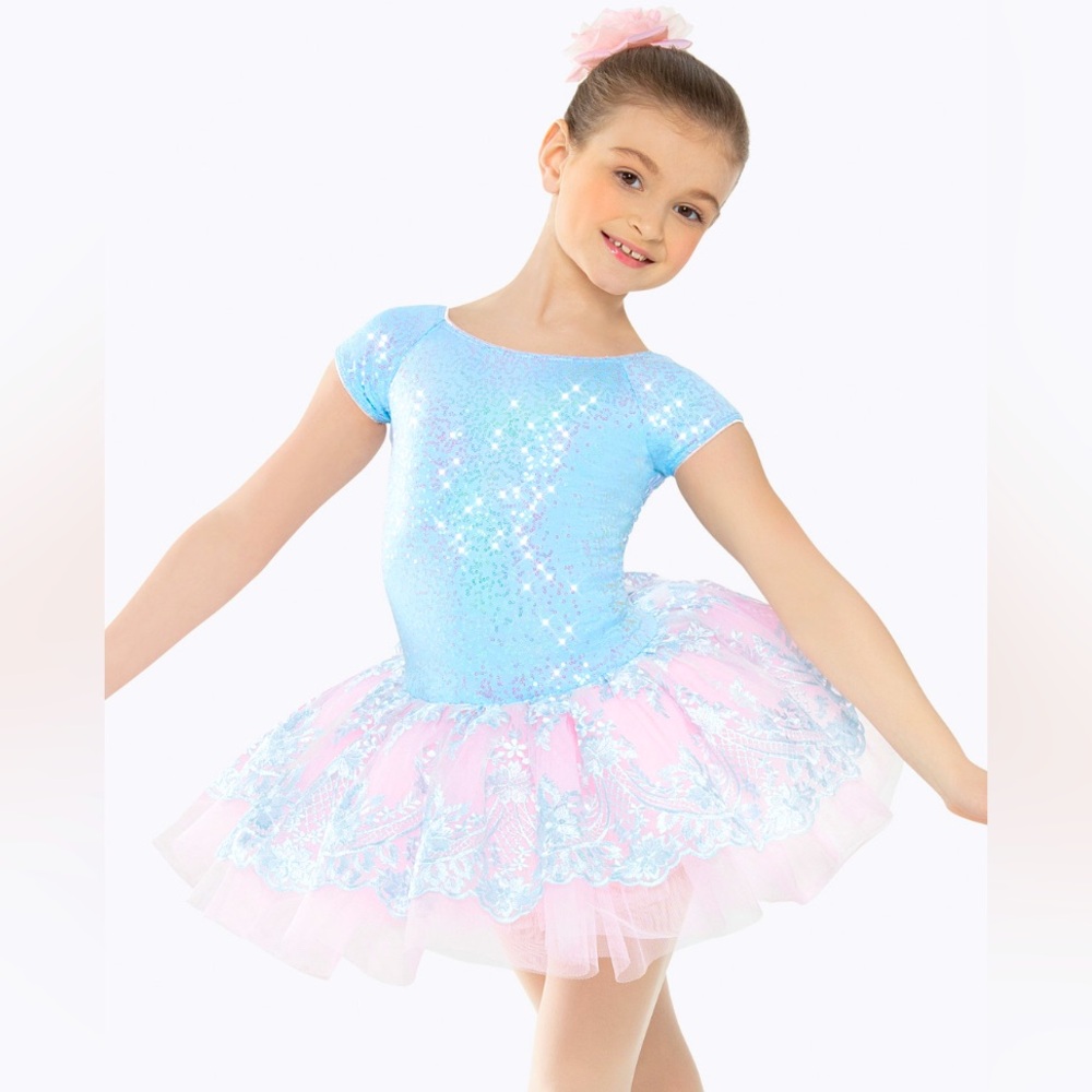 Revolution TODAY'S THE DAY RC19793 Sequin Ballet Tutu Dance Embroidered Dress